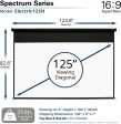 Elite Screens Spectrum Electric Motorized Projector Screen with Multi Aspect Ratio Function Max Size 125-inch Online now