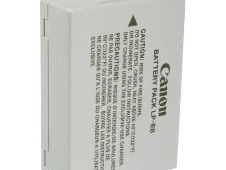 Canon LP-E8 Rechargeable Lithium-Ion Battery Pack (7.2V, 1120mAh) Hot on Sale