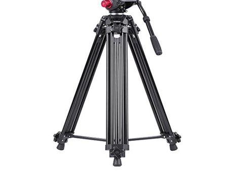 NJA Professional Video Tripod System-67 Inch Professional Heavy Duty Aluminum Tripod For Sale