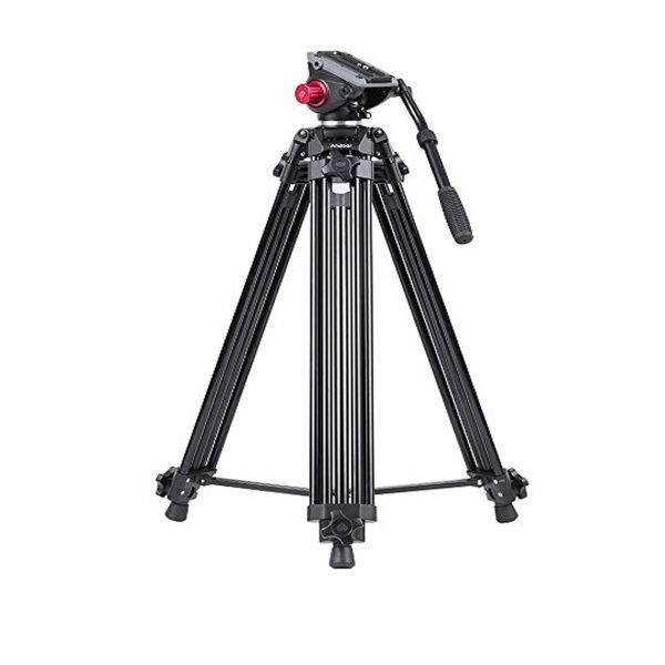 NJA Professional Video Tripod System-67 Inch Professional Heavy Duty Aluminum Tripod For Sale