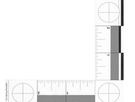 FORENSICS SOURCE INCH L-SHAPED SCALE Cheap