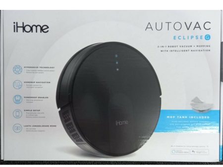 Autovac Eclipse Robotic Vacuum Cleaner Mop Enabled with Mapping, Wi-Fi Supply