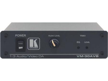 Kramer VM-30AVB Composite Video & Stereo Audio Distr. Amplifier For Discount