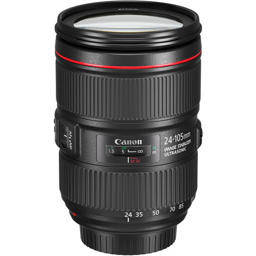 Canon EF 24-105mm f 4L IS II USM Lens USA Starter Kit For Sale