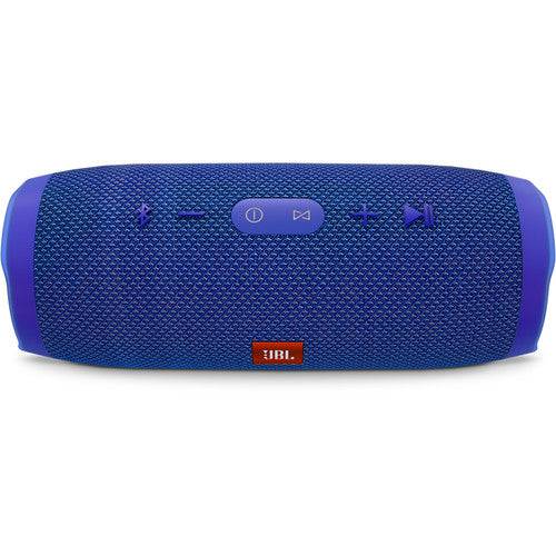 JBL Charge 3 Portable Bluetooth Stereo Speaker (Blue) For Discount