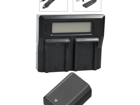 Dual Battery Charger W  NP-FZ100 Batteries Set for Sony 9, A9, 9R, A9R, 9S, A9S, A7III, A7RIII, A7R3 Camera With USB Port as BC-QZ1 For Discount