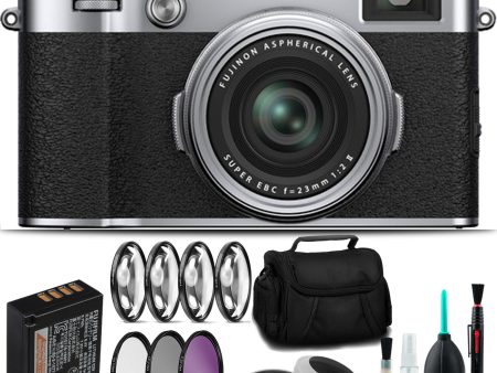 FUJIFILM X100VI Digital Camera (Silver Black) with Addtional Accessories Starter Kit For Cheap