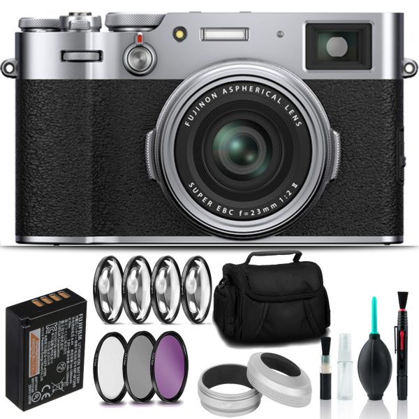 FUJIFILM X100VI Digital Camera (Silver Black) with Addtional Accessories Starter Kit For Cheap