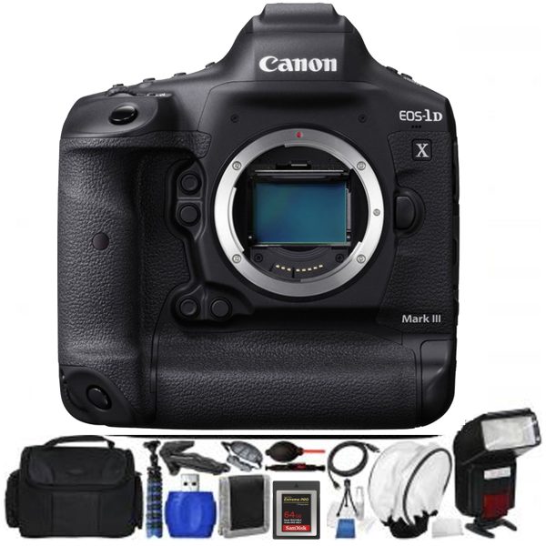 Canon EOS-1D X Mark III DSLR Camera (Body Only) with 64GB Premium Bundle Online