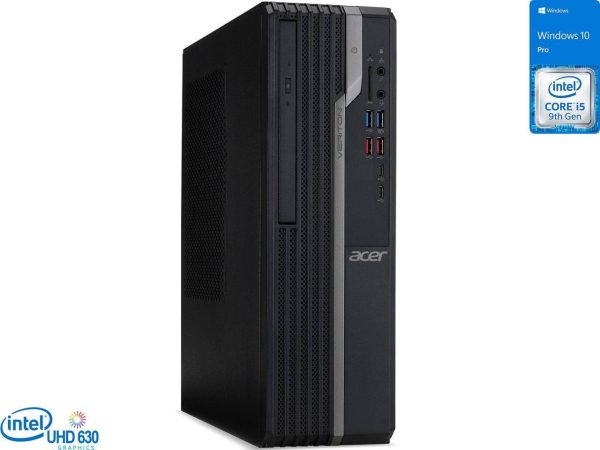 Acer Veriton X4 VX4665G SFF Desktop - Intel Core i5-9400 2.9GHz - 8GB RAM - 1TB HDD - DVD-RW - WiFi + Bluetooth 5.0 - Windows 10 Pro Online Hot Sale