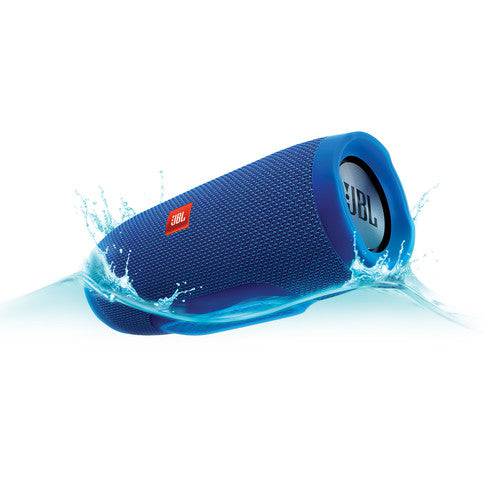 JBL Charge 3 Portable Bluetooth Stereo Speaker (Blue) For Discount