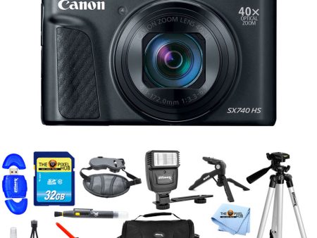 Canon PowerShot SX740 (black silver) Studio Bundle Sale