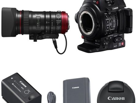 Canon EOS C100 Mark II Body with Canon CN-E 70-200mm T4.4 Cine Zoom Lens Online