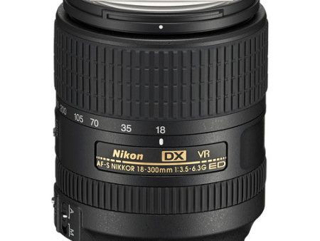 Nikon AF-S DX NIKKOR 18-300mm f 3.5-6.3G ED VR Lens (Refurbished) Fashion