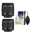 2X Nikon AF-P 18-55mm f 3.5-5.6G DX VR NIKKOR Zoom Lens (White Box) w  Lens Cleaning Kit Online now