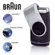 Braun Travel Cordless Mens Electric Shaver Silver Series M90 Razor M-90 Online Sale