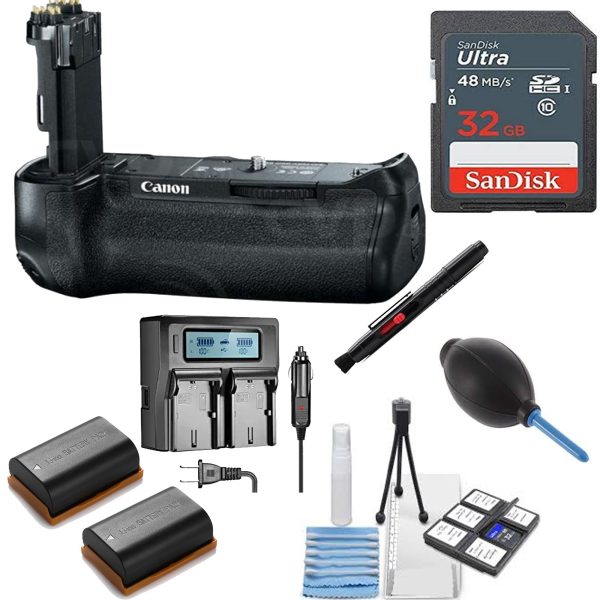 Canon BG-E16 Battery Grip for EOS 7D Mark II with 32GB Starter Kit Sale