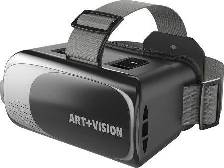 Art+Vision Virtual Reality VR Headset 3D Glasses, Works With All Smartphones 3.5"-6" Android & iPhone Online Sale