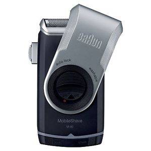 Braun Travel Cordless Mens Electric Shaver Silver Series M90 Razor M-90 Online Sale