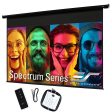 Elite Screens Spectrum Electric Motorized Projector Screen with Multi Aspect Ratio Function Max Size 125-inch Online now