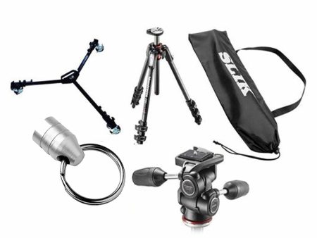 Manfrotto MT190CXPRO4 4-section Carbon Fiber Tripod w MH804 Pan-Tilt Head & Kit Online Hot Sale