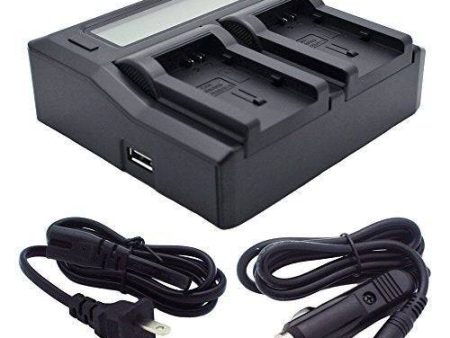 Dual Channel Battery Charger for Canon BP-820 BP-828 Camcorder Batteries For Cheap