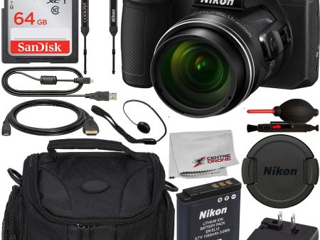 Nikon COOLPIX B600 Digital Camera W  Accessory Bundle SanDisk Ultra 64GB SDXC Memory Card | Carrying Case | Micro HDMI to HDMI | More on Sale