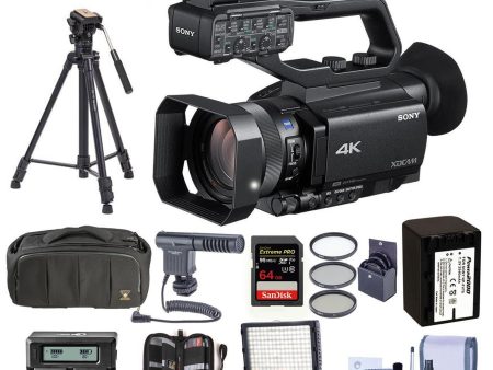 Sony PXW-Z90V 4K HDR XDCAM with Fast Hybrid AF with Premium Accessory Bundle Cheap