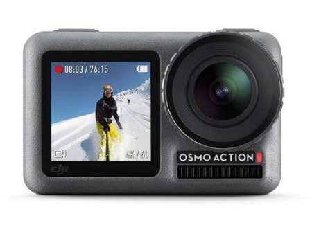 DJI Osmo Action Cam Digital Camera with 2 Displays 11M Waterproof 4K HDR-Video 12MP 145 Degree Angle Black Online