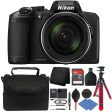 Nikon COOLPIX B600 Digital Camera (Black) with 8GB Memory Card Starter Bundle Online Sale