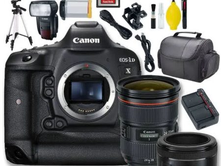 Canon EOS-1D X Mark III DSLR Camera with Canon EF 24-70mm f 2.8L II USM | Canon EF 50 F 1.8 STM Lens Supreme Bundle Online