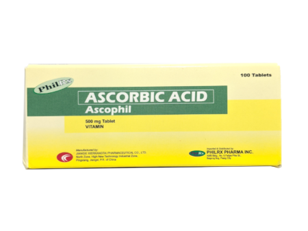 Ascophil Ascorbic Acid Tablet (500mg) (10 tablets) Fashion