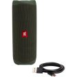 JBL FLIP 5 Portable Waterproof Speaker [Forest Green] on Sale