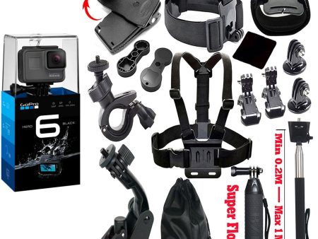 GoPro HERO6 Black W  Outdoor Sports Kit for GoPro Hero 6 GoPro Fusion HERO 5 Cheap