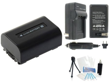 NP-FV30 High-Capacity Replacement Battery with Rapid Travel Charger Discount