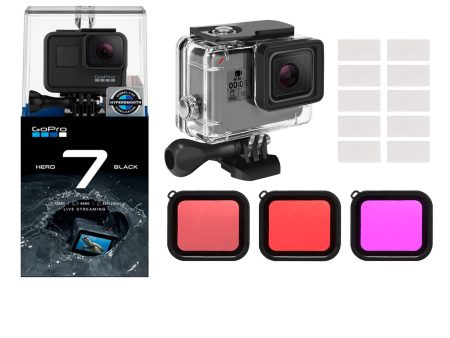 GoPro HERO7 Filter Bundle w  Waterproof Housing Case Sale