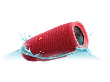 JBL Charge 3 Portable Bluetooth Stereo Speaker (Red) Sale