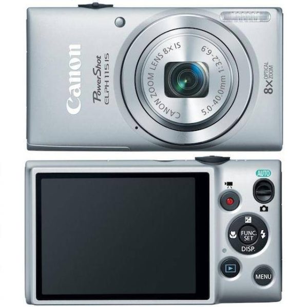 Canon PowerShot ELPH115 16MP Digital Camera - Silver Cleaning Kit For Sale