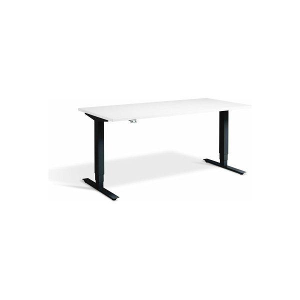 Great Value Height Adjustable Desk 1200mm Wide - Black or White Desktop Discount