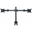 2x LCD Monitor arm Black (10kg Tilt, Swivel, Rotate) Online now