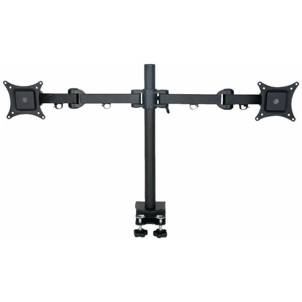 2x LCD Monitor arm Black (10kg Tilt, Swivel, Rotate) Online now