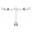 2x LCD Monitor arm Black (10kg Tilt, Swivel, Rotate) Online now